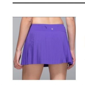 Lululemon Pleat To Street Skirt II Purple